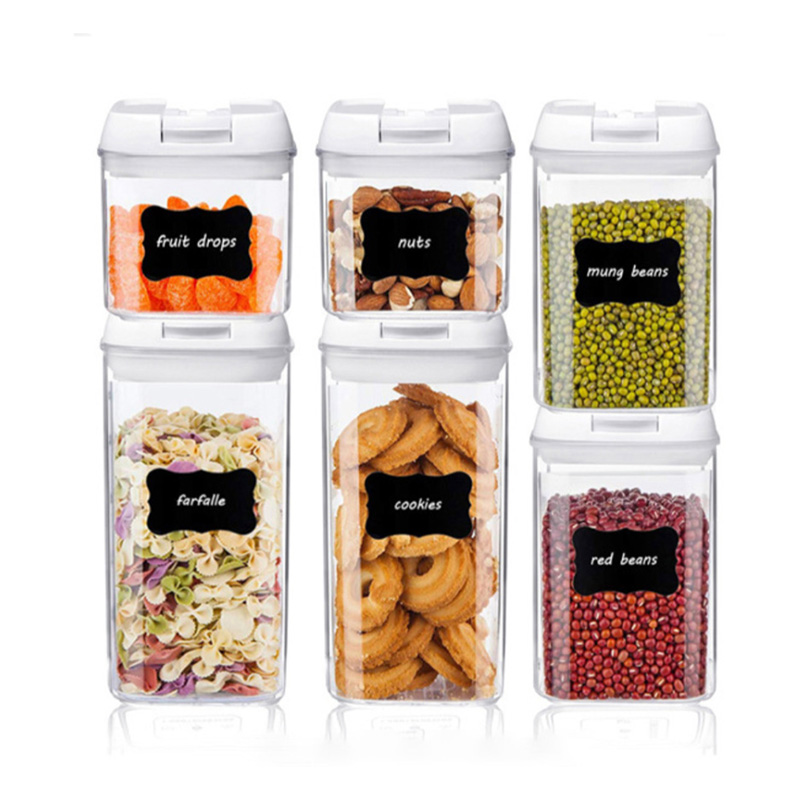 plastic airtight storage container set