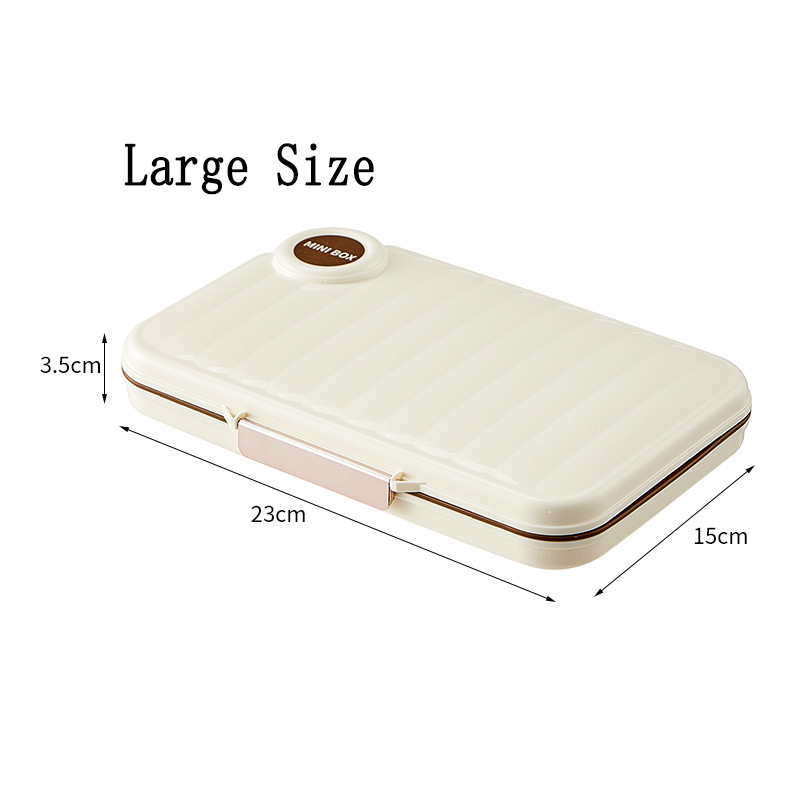 #Rectangular pill storage box